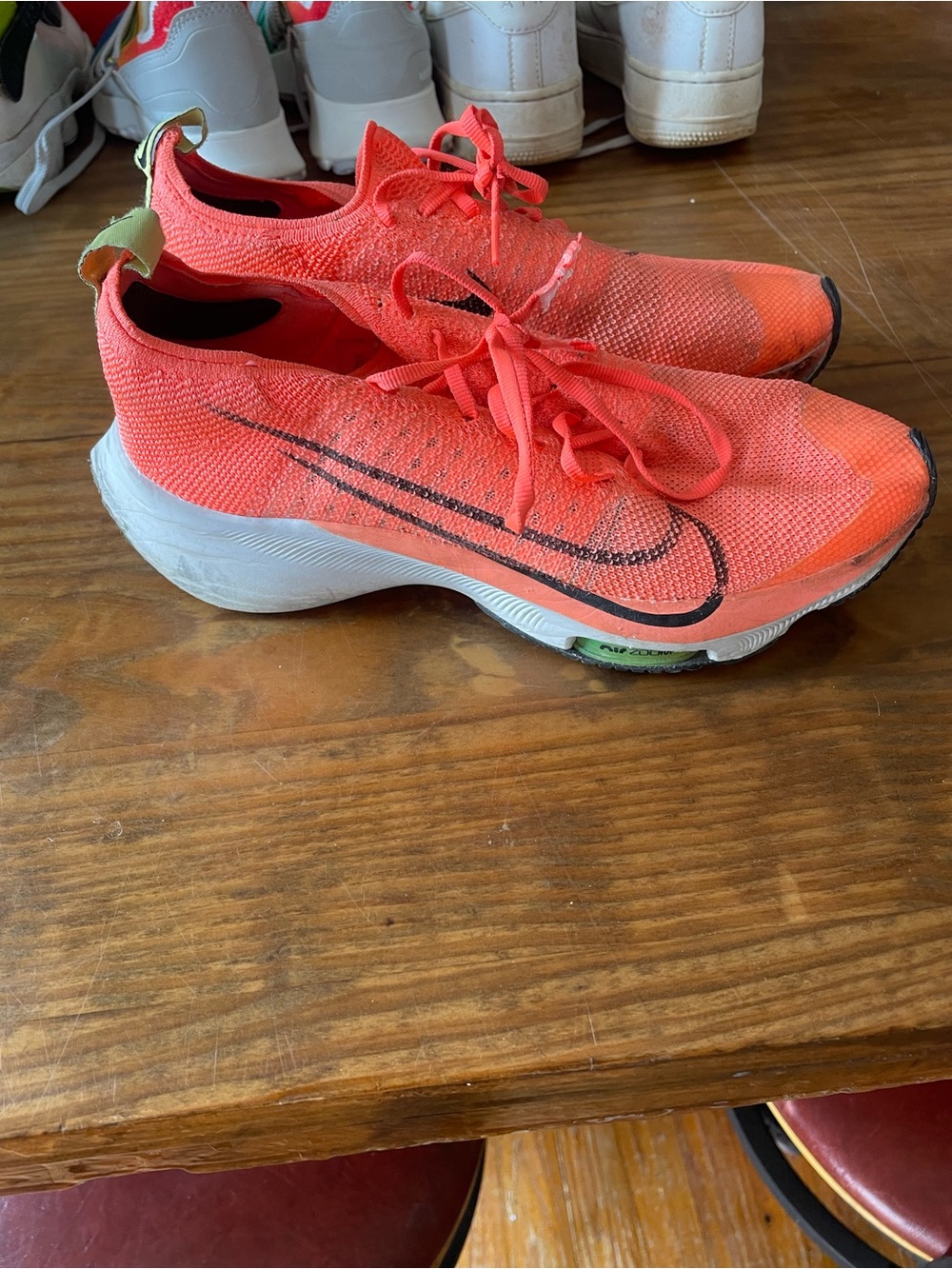 Nike Air Zoom 64 Tempo FK  Running Shoes Athletic Sneakers Coral, kids 6Y